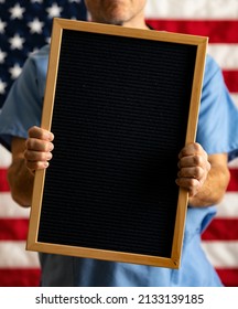 Series With An Anonymous Doctor In Various Poses, Holding Various Props.