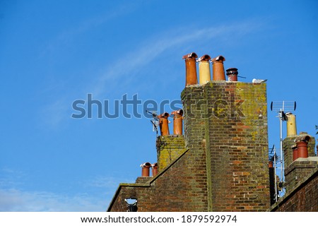 Similar – Image, Stock Photo British chimneys Town