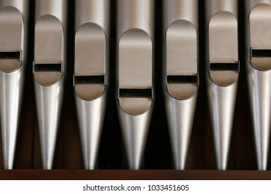 a series of organ pipes