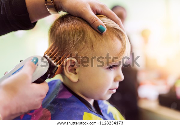 Serious 2 Year Old Boy Blond Stock Photo Edit Now 1128234173