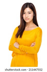 Serious Asian Young Woman