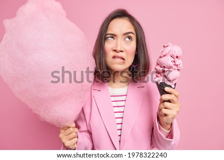 Similar – Image, Stock Photo Sweet to bite with Food