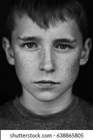 Serious Boy Portrait