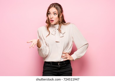 Serious Frustrated Young Beautiful Business Woman Stock Photo 724511932 ...