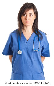 Serious Nurse Portrait