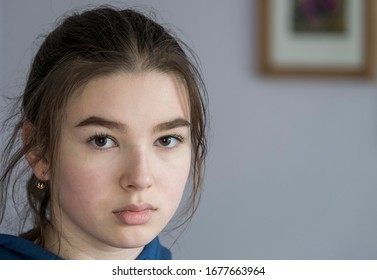 Cute teen face