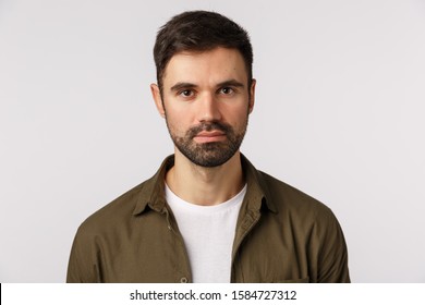 Seriouslooking Charming Determined Young Male Entrepreneur Stock Photo ...