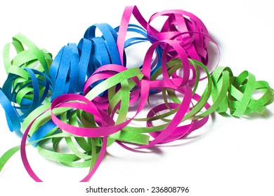 Serpentine Colors On White Background Stock Photo 236808796 