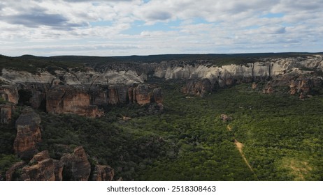 Serra da Capivara National Park in Brazil. Aerial View.  - Powered by Shutterstock