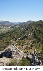 Serra De Sao Mamede Mountains In Castelo De Vide, Portugal