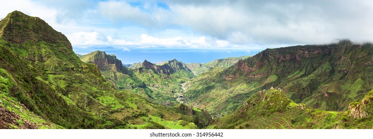 Serra Malagueta Mountains In Santiago Island Cape Verde - Cabo Verde