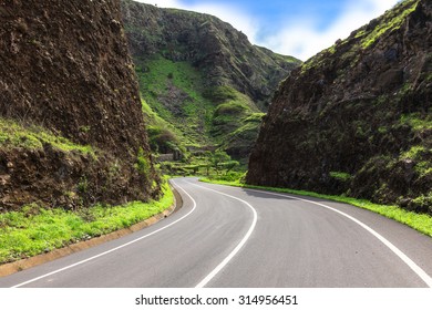 Serra Malagueta Mountains In Santiago Island Cape Verde - Cabo Verde