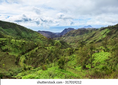 Serra Malagueta Mountains In Santiago Island Cape Verde - Cabo Verde