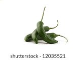 Serrano Chile Peppers - Spiraled