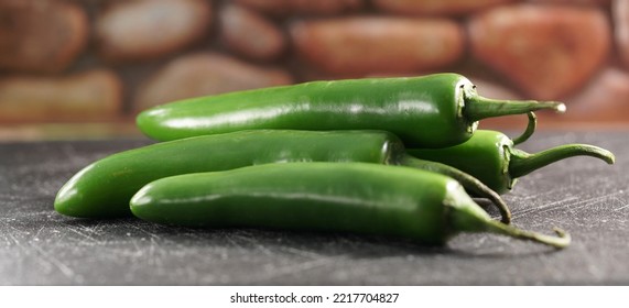 Serrano Pepper Green Spicy Mexican