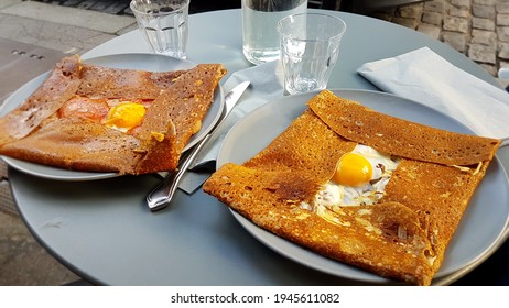 Crêpes Served At Restaurant In Versailles