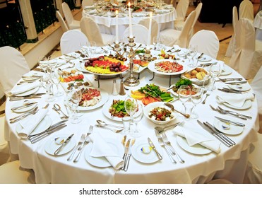 Served table