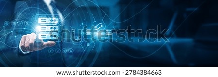 Server admin hand touch console hosting service dashboard, uptime reliability storage configuration domains bandwidth optimization virtualization security accessibility deployment.