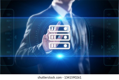 Server Network Data Business Internet Technology Concept