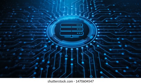 Server Network Data Business Internet Technology Concept
