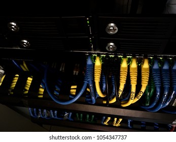 The server rack, network equipment