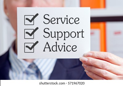 Service Support Advice - Customer Service