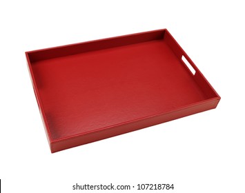 Serving Tray Isolated On White Background