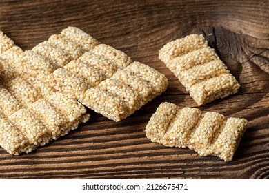 Sesame Snack Sweet.  Sesame Seed Honey Bar