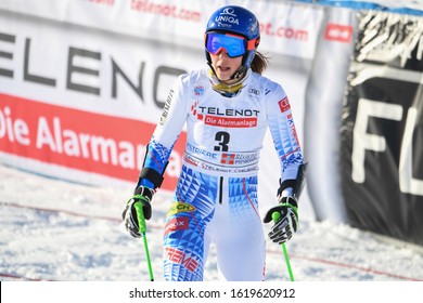 Sestriere, Italy, January 18 2020 Vlhova Petra (svk) 1th Classified During SKI World Cup - Giant Slalom Women Ski