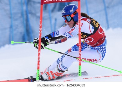 Sestriere, Italy, January 19 2020 Vlhova Petra (svk) During SKY World Cup -  Parallel Giant Slalom Women Ski