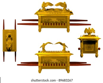 Set of 4 Arks of the Covenant from the Bible.