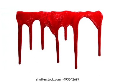 Blood Spatter Blood Flowing Down Bloody Stock Photo (Edit Now) 1680521281