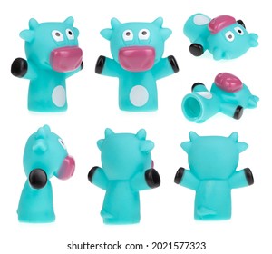 Set Of Animal Finger Puppets Isolated On A White Background.