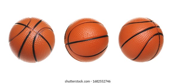 Set Basketball Isolated On White Background Stock Photo 1682552746 ...