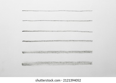 Set of black pastels lines on a white background. Hand drawn grunge lines.  - Shutterstock ID 2121394052