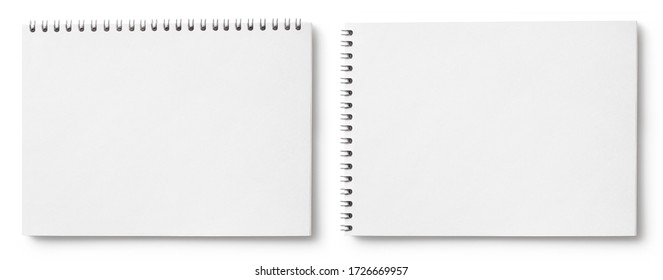 Set blank albums  isolated white background