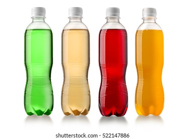 set of bottled fruit juice isolated on white background - Powered by Shutterstock