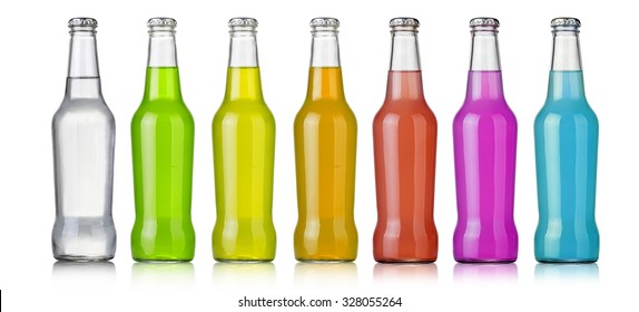 Set Bottles Tasty Drink Isolated On Stock Photo 328055264 | Shutterstock