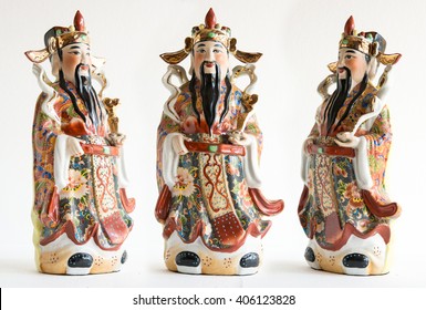 Set Chinese Lucky Godshock Fu Statues Stock Photo 406123828 | Shutterstock