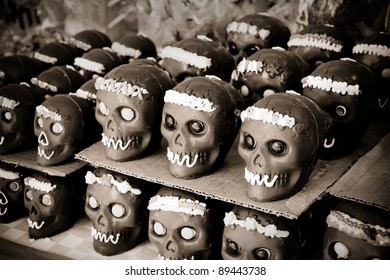 set of chocolate skull, dia de muertos - Powered by Shutterstock