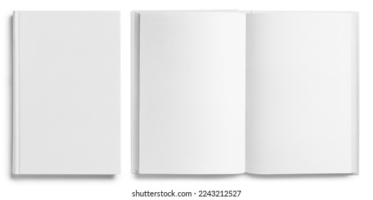 Set of closed and open books, isolated on white background - Powered by Shutterstock