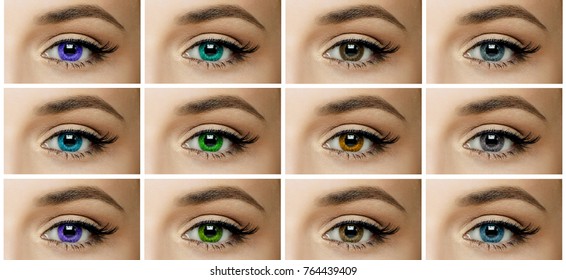 Coloured Contacts Images Stock Photos Vectors Shutterstock