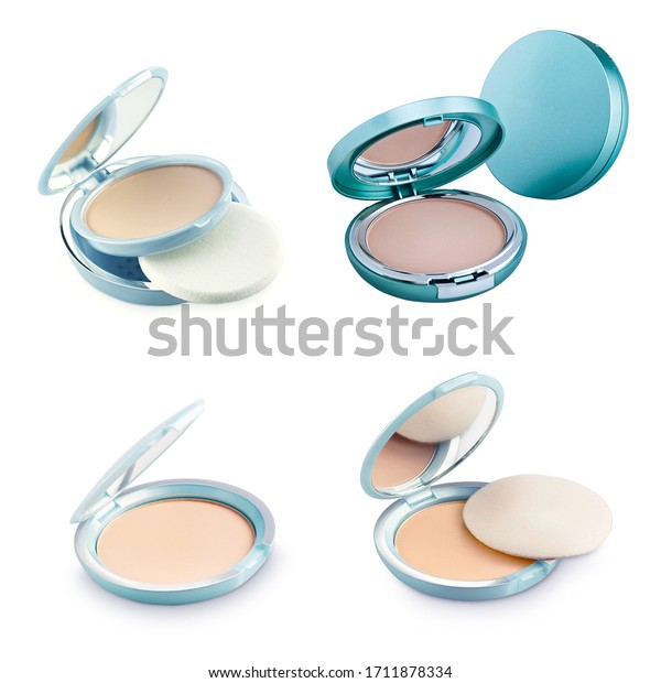 Download Set Compact Powder Packaging Mockup Cosmetic Stock Photo Edit Now 1711878334