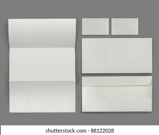 set of corporate identity templates. each one shot separately, for another blank templates visit my gallery - Shutterstock ID 88122028