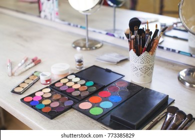 Set of decorative cosmetics and tools - Shutterstock ID 773385829