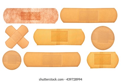 Set Different Adhesive Plaster Isolated On库存照片439728994 | Shutterstock