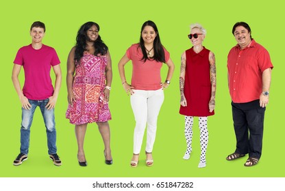 Set Diversity Adult People Gesture Lifestyle Stock Photo 651847282 ...