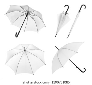 Set Elegant Umbrella Different Views On Stock Photo 1190751085 ...