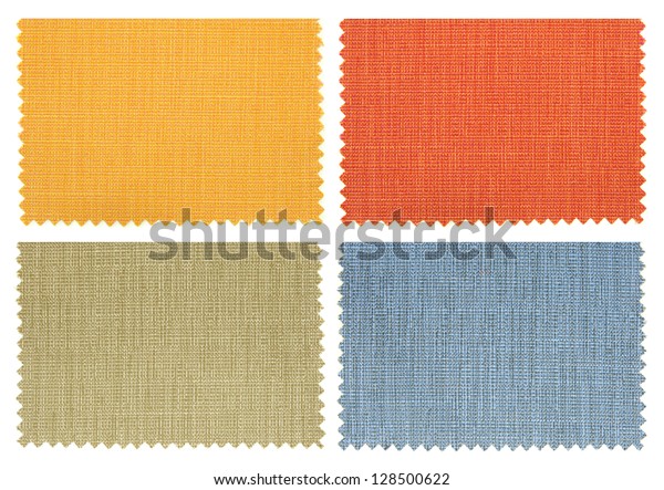 set of fabric swatch\
samples texture