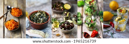 Similar – Image, Stock Photo Preserved and fermented food in jars